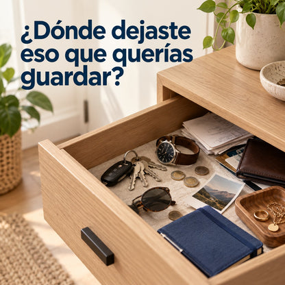 ¿Dónde dejaste eso que querías guardar?