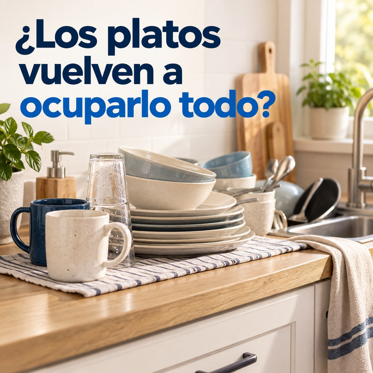 ¿Los platos vuelven a ocuparlo todo?